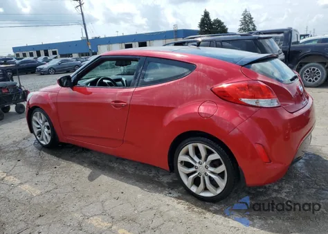 2013 Hyundai Veloster z USA, uszkodzony, nr VIN KMHTC6AD5DU109816
